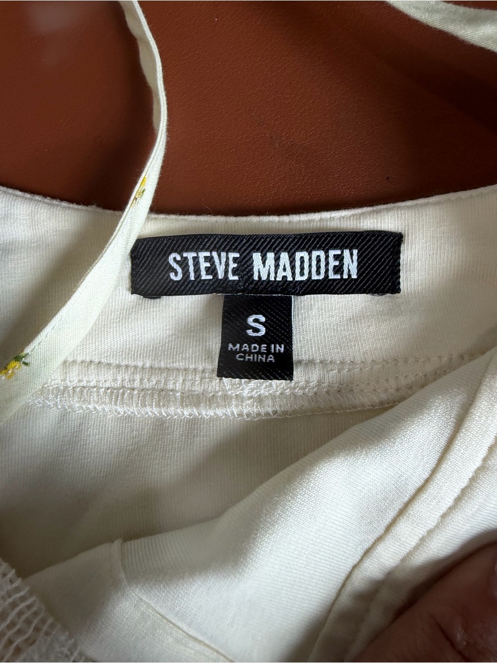 Steve Madden Women's Blossom Sleeveless Ruffle-Trim Top Size Small - Picture 6 of 7